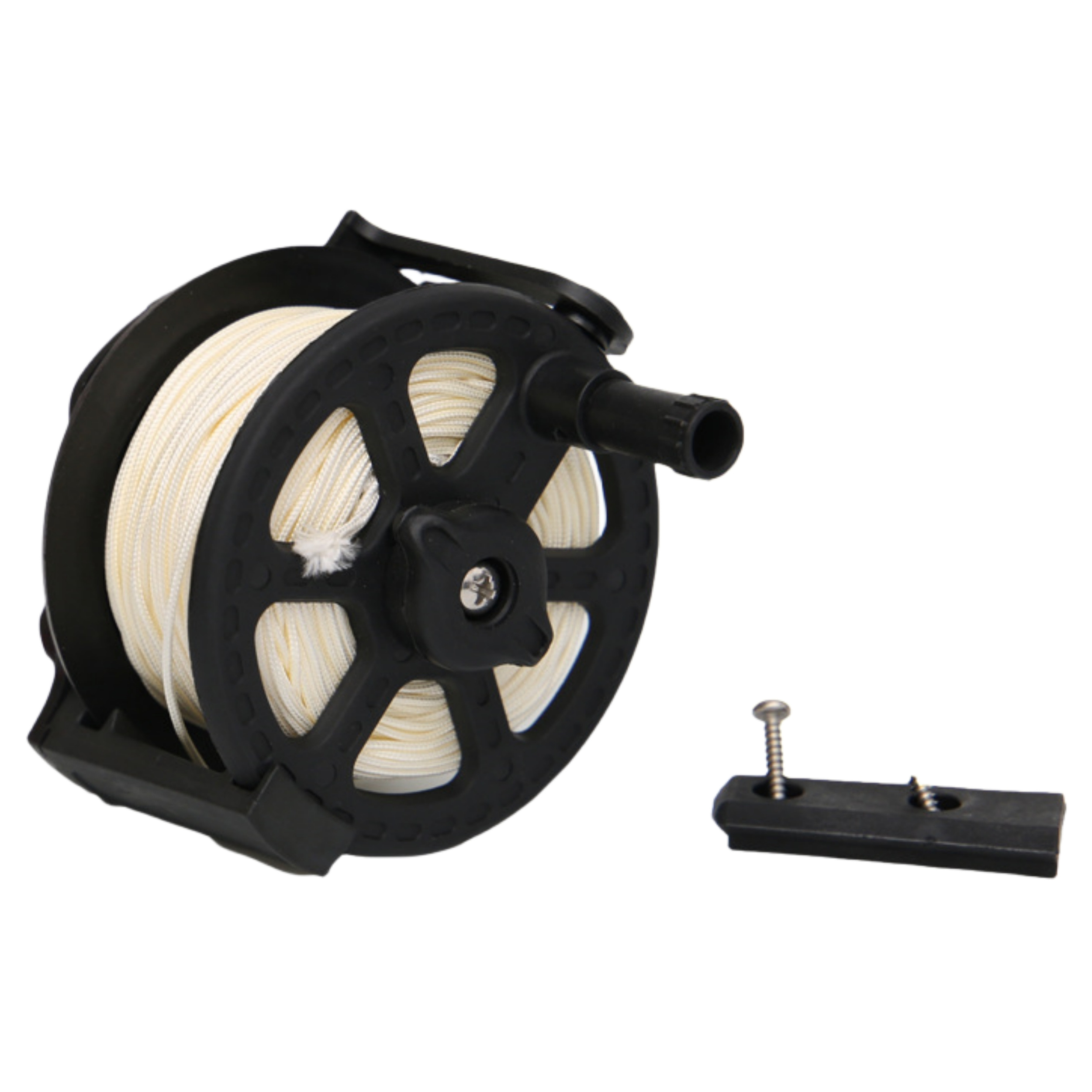 High Quality 170g Capacity 2mm 1.6mm Dyneemaline Spearfishing Reel With Reel Round Line Diving Reel