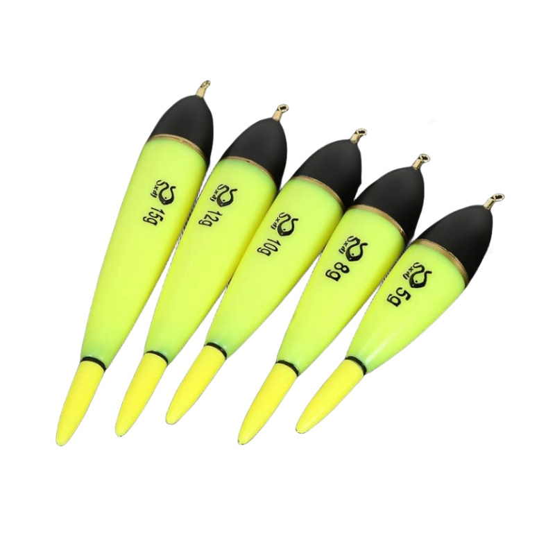 2023 New Low Cost 5g 10g 15g EVA Foam Glowing Bobbers Fishing Floats Buoys Electronic Plastic Luminous With Light