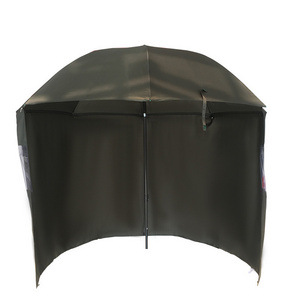 Hot Outdoor Folding Portable Travel Hiking Camping Carp Winter Fishing Tent Umbrella With Side Panels