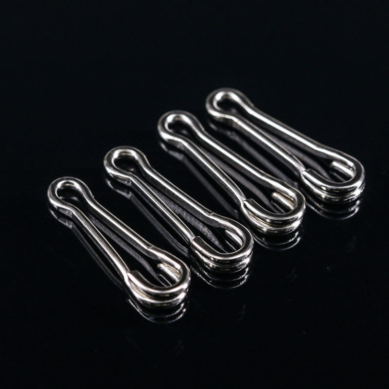 Hot Sell Fishing Swivels Snap Hook Hawaii Snap Hook link Fishing Connector Feeder Carp Fishing Gear Accessories