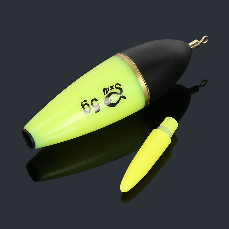 2023 New Low Cost 5g 10g 15g EVA Foam Glowing Bobbers Fishing Floats Buoys Electronic Plastic Luminous With Light