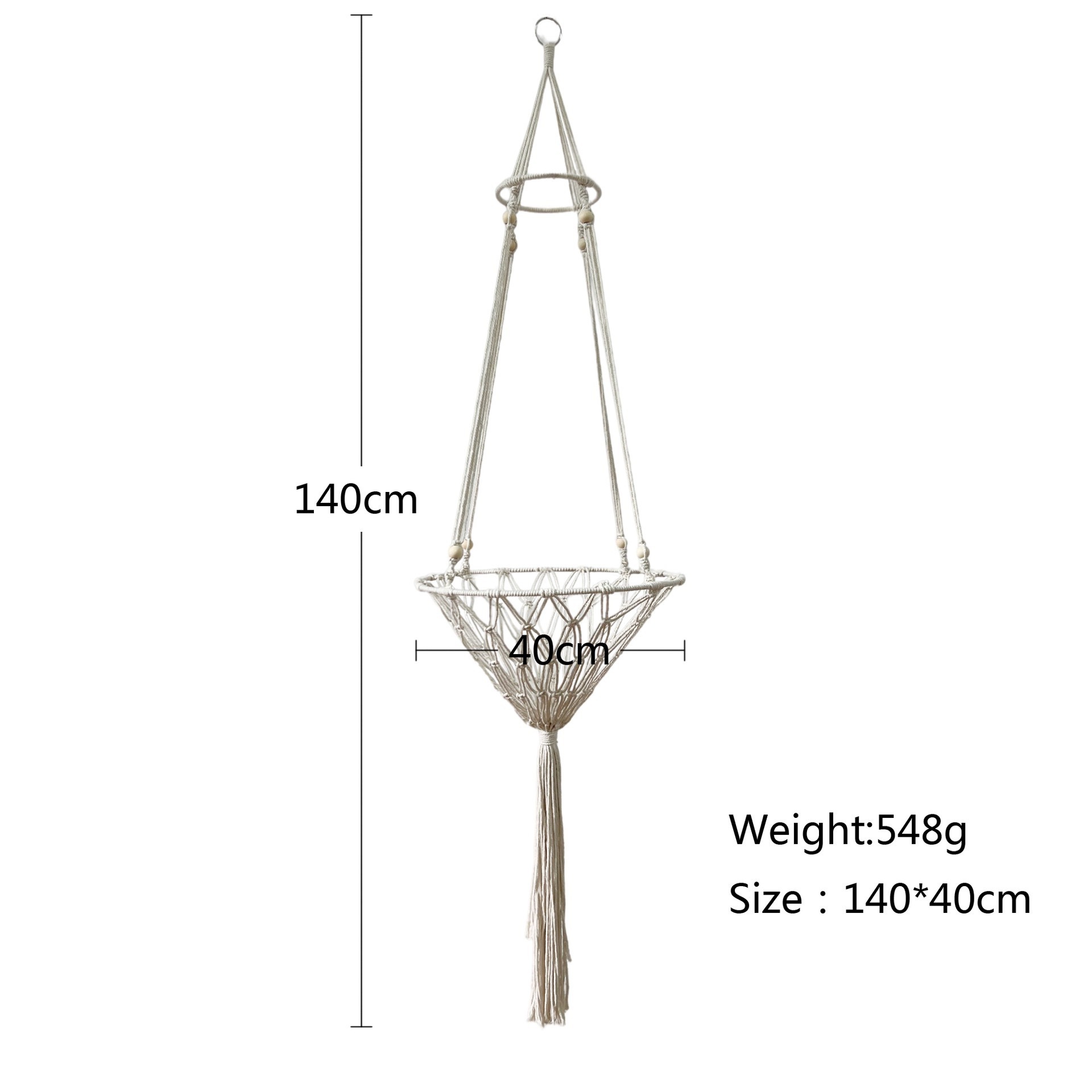 LM0040H Bohemian style woven cat's nest Cat Hanging Basket Swinging Nest Swing Hanging pet bed