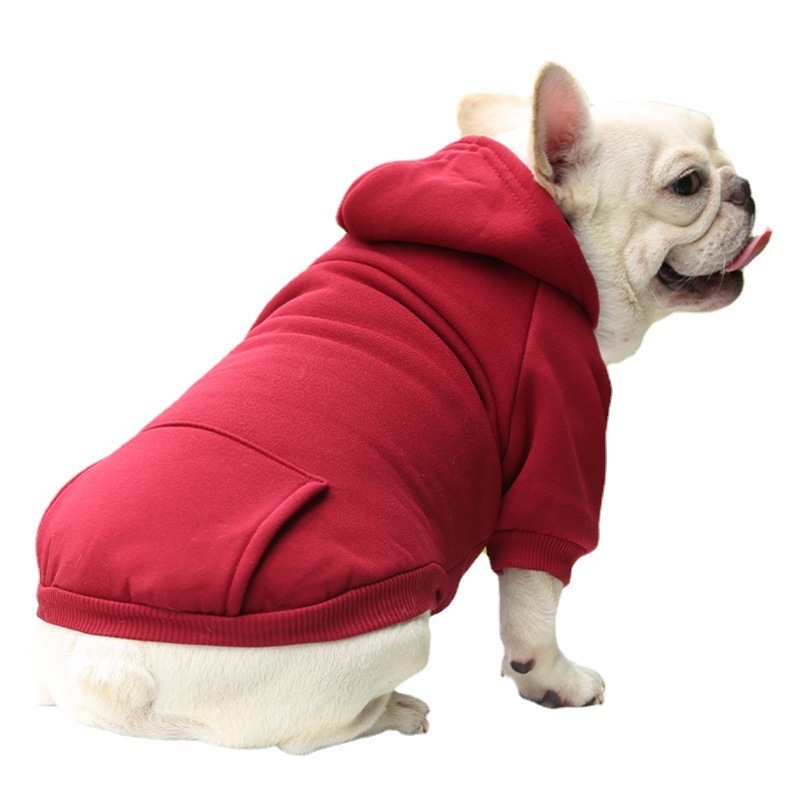 LM0017K Pet bipod clothing pet outdoor sportswear Autumn/Winter denim pocket hoodie for dog Pet clothing and supplies