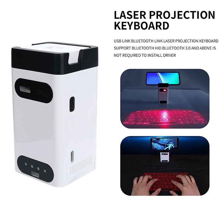 Virtual Laser Keyboard Wireless Projector Phone Keyboard For Computer Iphone Pad Laptop With Mouse Function