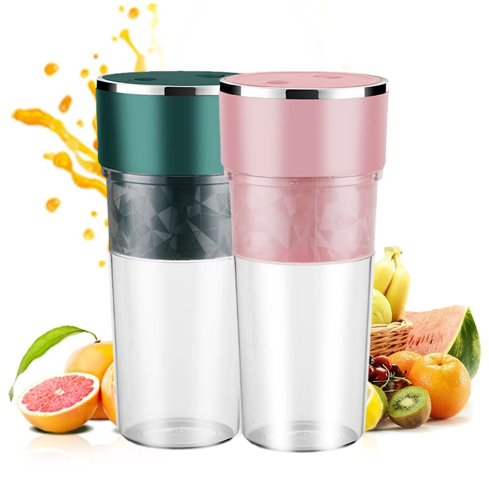 350ml 2 Blades Portable Blender Juicer Machine Mixer Electric Mini USB Food Processor Juicer Smoothie Blender Cup