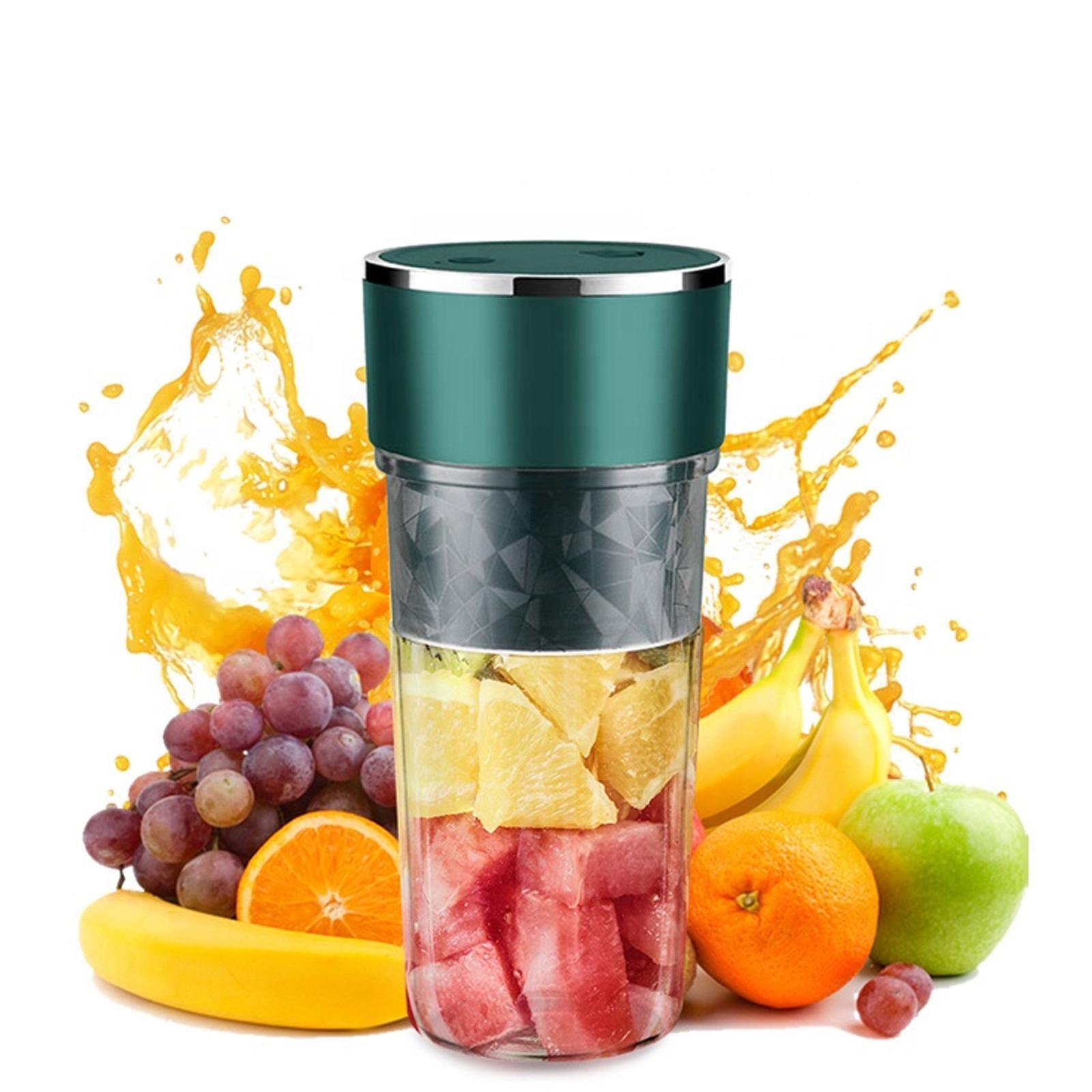 350ml 2 Blades Portable Blender Juicer Machine Mixer Electric Mini USB Food Processor Juicer Smoothie Blender Cup