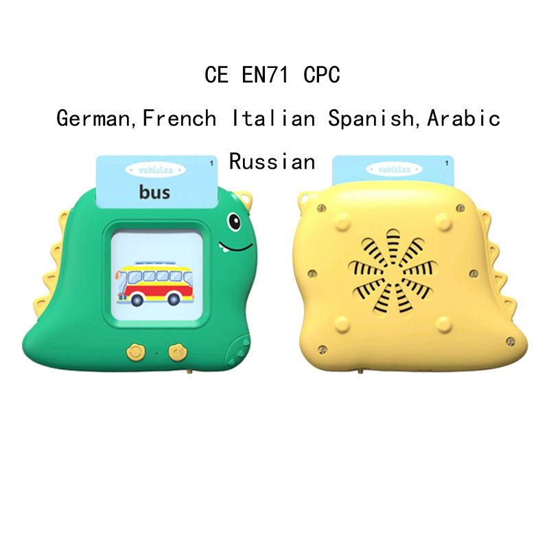 Customized Multi-language 224 Sight Words Talking Flash Cards Speech Therapy Autism Sensory  toys for Autistic Children