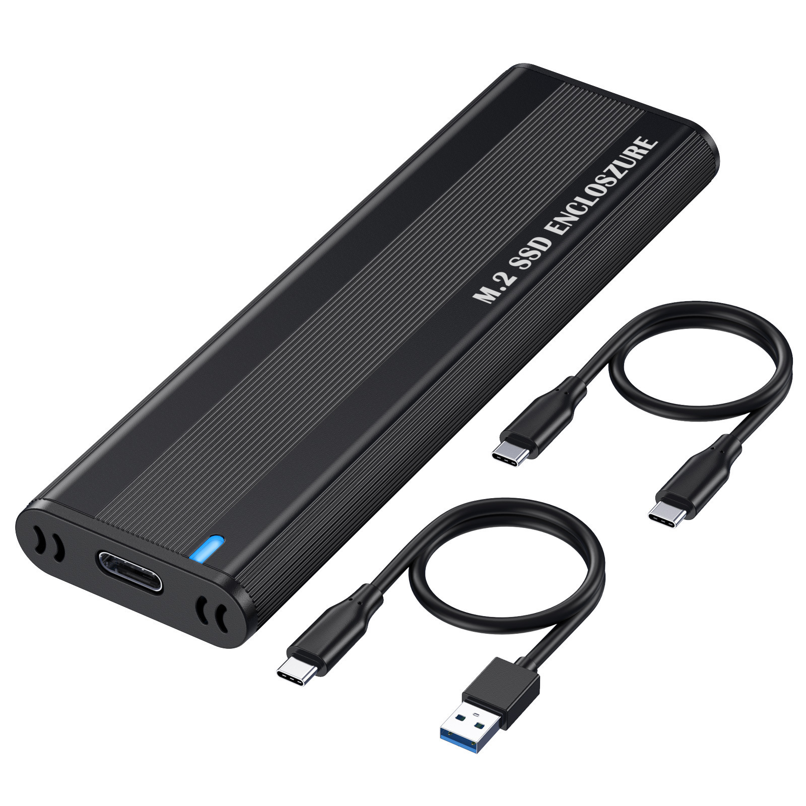 Usb 3.1 to M.2 NVME SSD external enclosure 10Gbps PCI Type c 3.1 SATA case