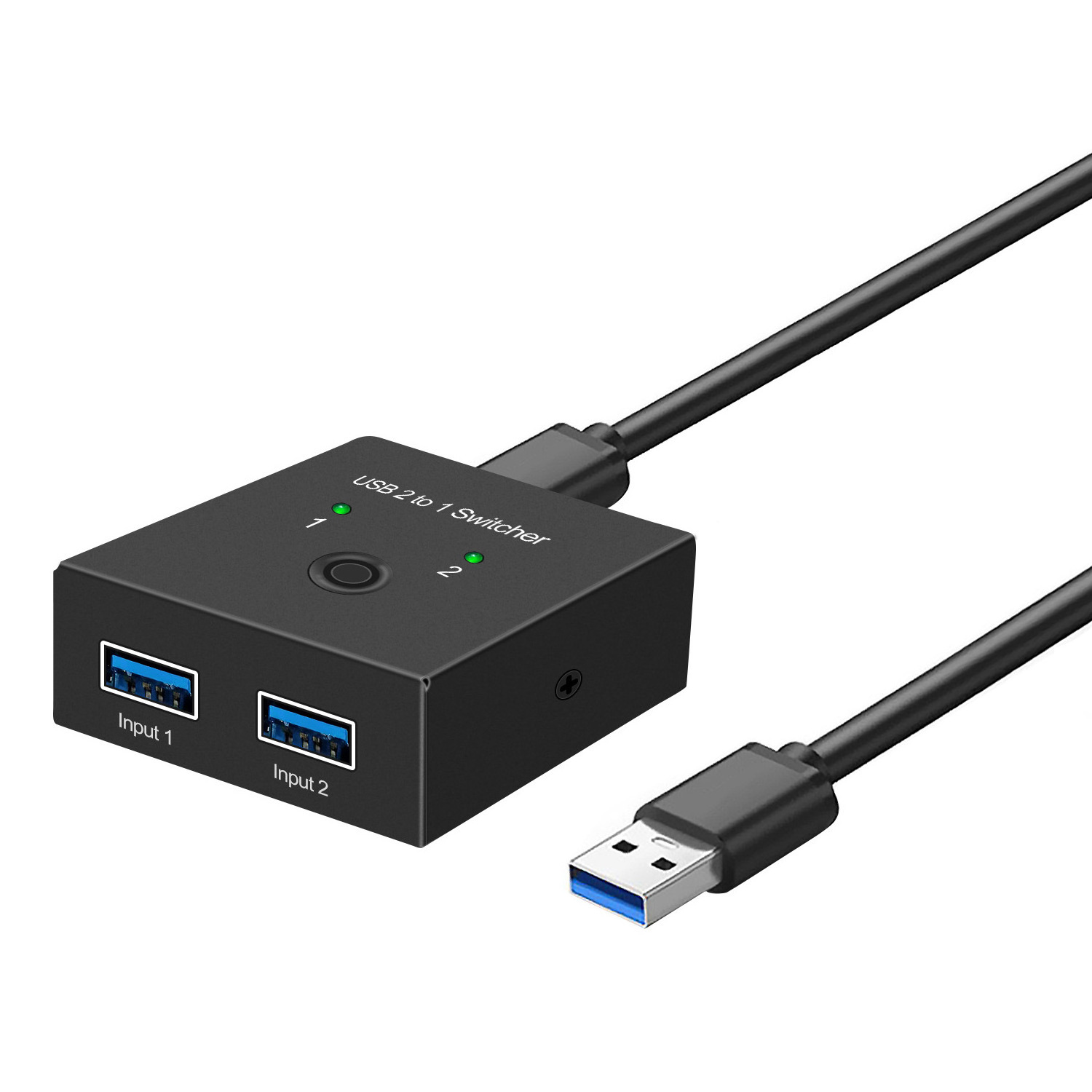 Usb 3.0 2 input 1 out or 1 input 2 out usb computer share printer KVM Bidirectional switcher selector