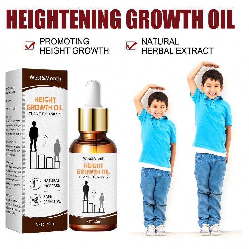 West&Month Increase Height Essential Oil Grow Taller Conditioning Body Promote Bone Growth Herbal Oils Soothing Foot Massage Oil