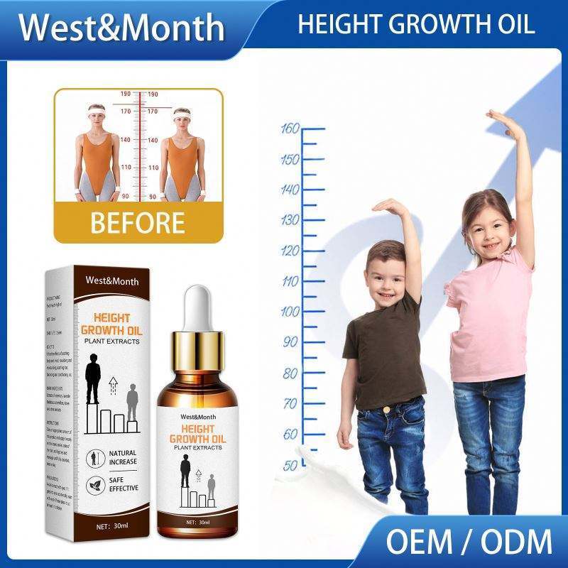 West&Month Increase Height Essential Oil Grow Taller Conditioning Body Promote Bone Growth Herbal Oils Soothing Foot Massage Oil