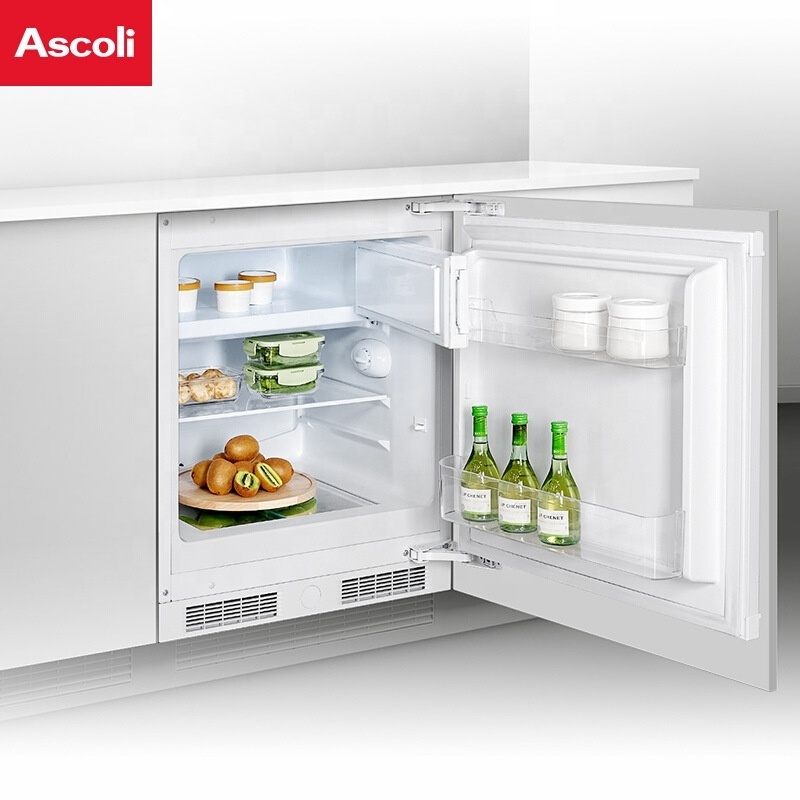 AscoLi Built-in Refrigerator Home Horizontal Refrigerator Built-in Under-the-table Refrigerator Freezer