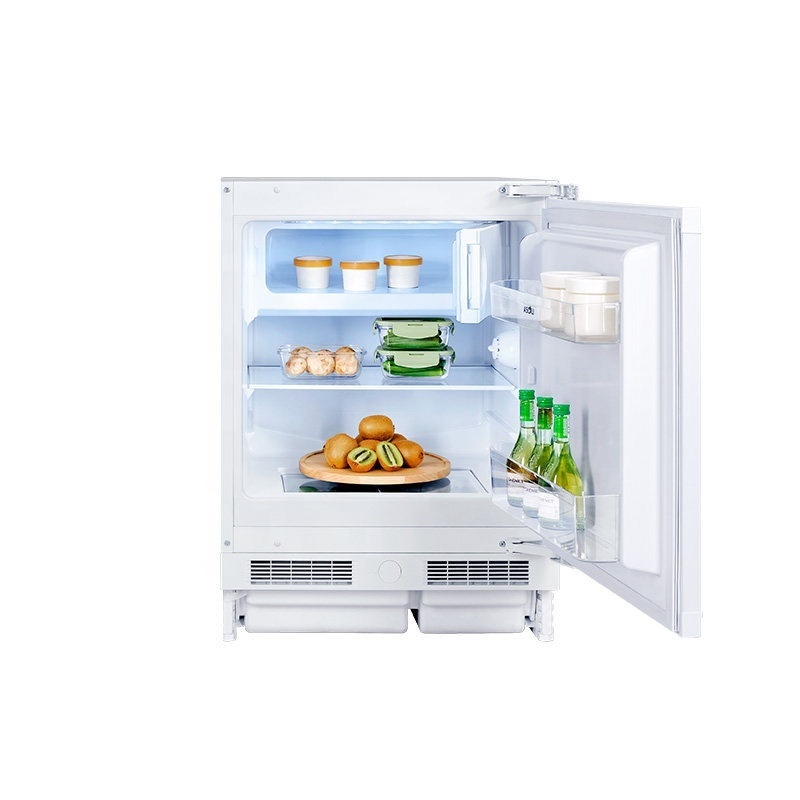 AscoLi Built-in Refrigerator Home Horizontal Refrigerator Built-in Under-the-table Refrigerator Freezer