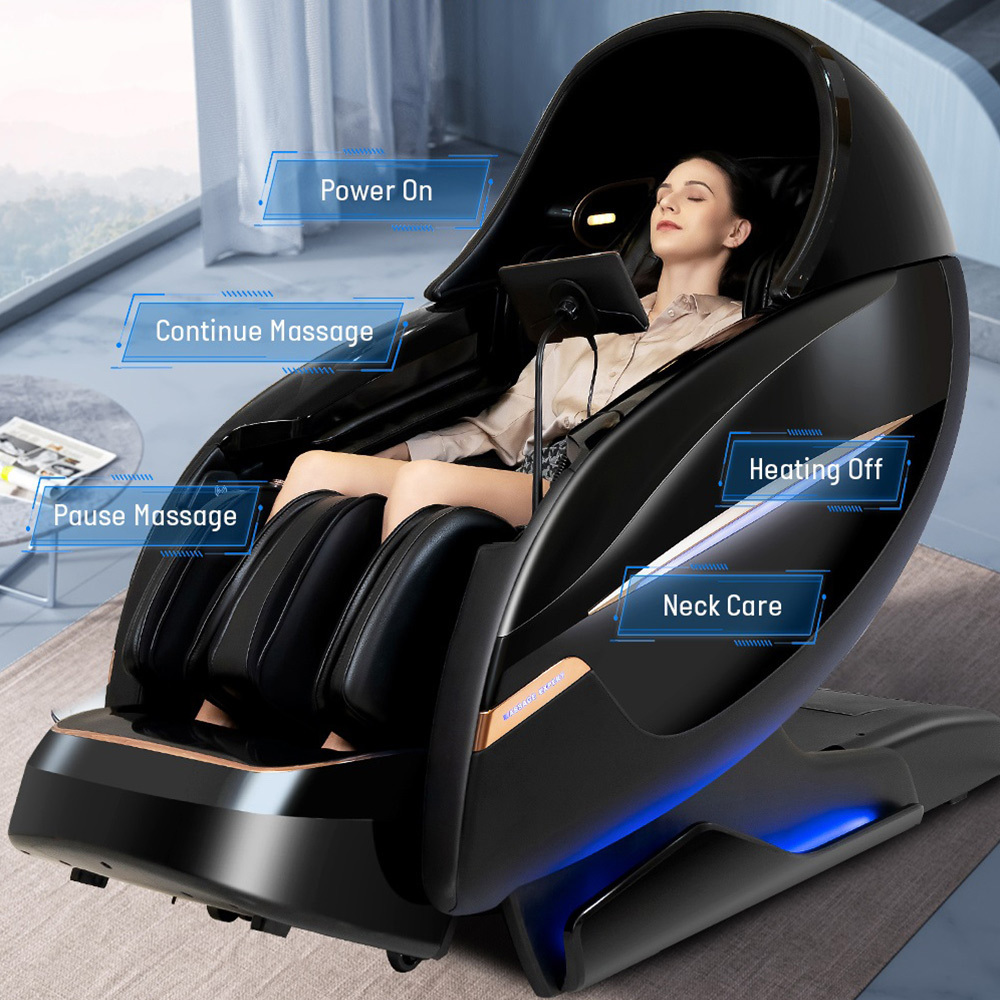 4d 0 gravity full body sl luxury timing control massage chair with foot roller