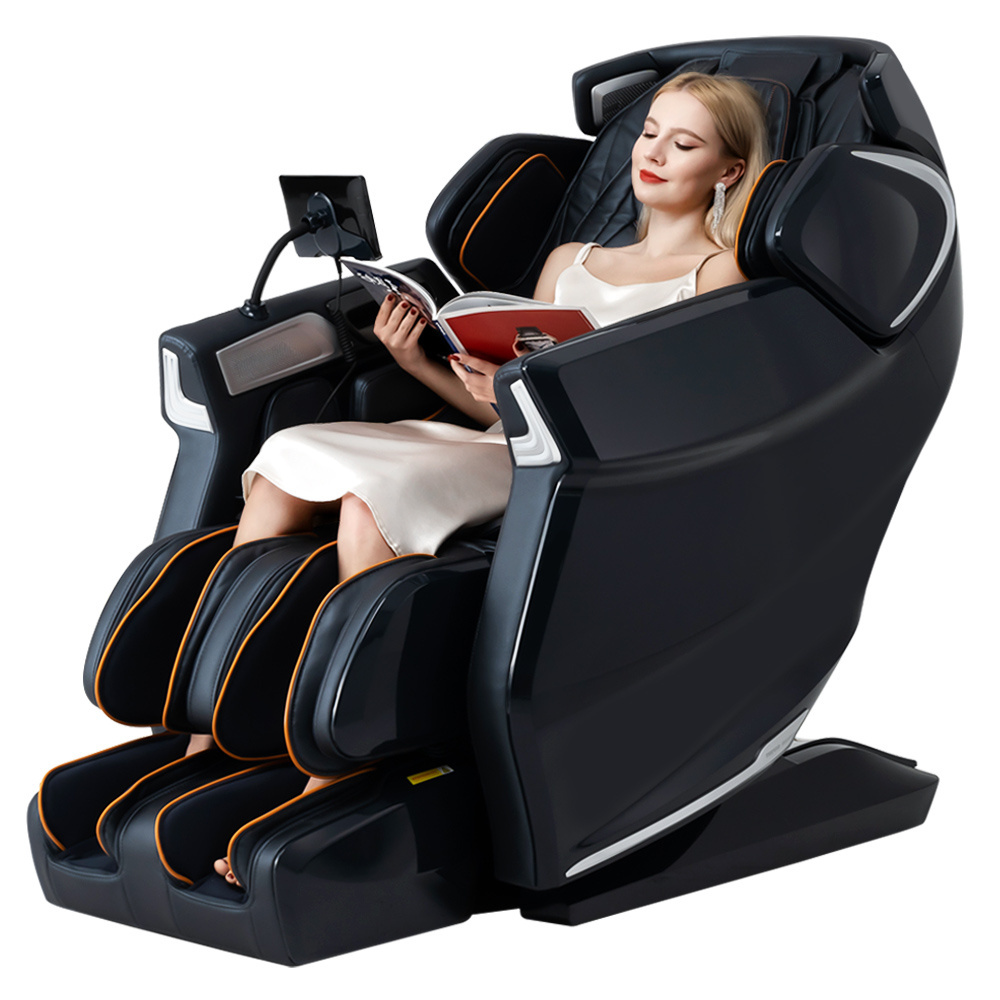 Big recliner 3d zero gravity space capsule body scanning massage chair