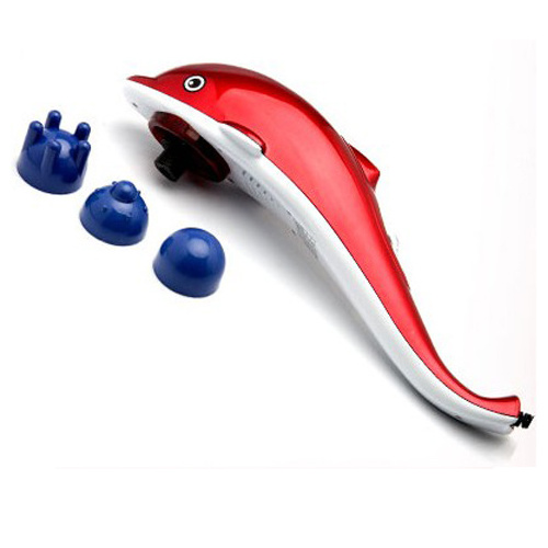 Hot Selling Multifunction Electric Massage Vibrator Dolphin Infrared Handheld Massager LC-889 BODY Massage Hammer Adjustable