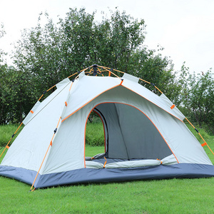 Factory Wholesale Automatic Camping Glamping Tent Outdoor Double-Layer Tent 3-4 Person Portable Waterproof Folding Tent