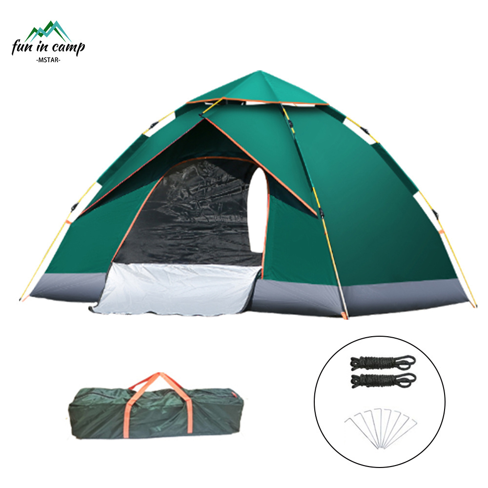 3 - 4 Person Tent Pop Up Outdoor Roof Camping Fishing Tents Other Trade Show Glamping Tent For Events