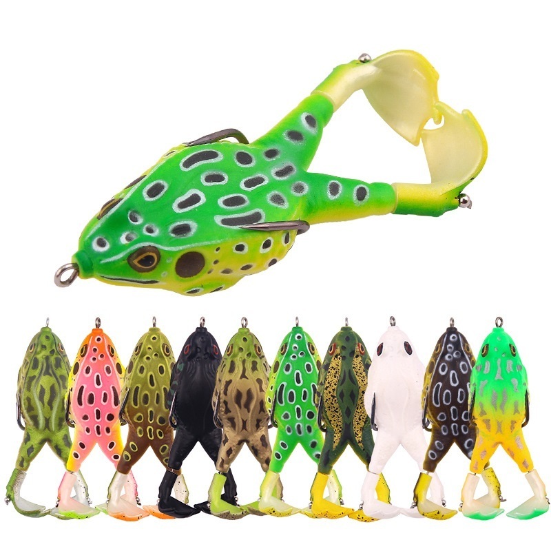 New Thunder Frog Fishing Lure 9cm/13g floating bionic soft lure carp fishing Artificial Tackle Hard Bait For Fishing Tackle Lure