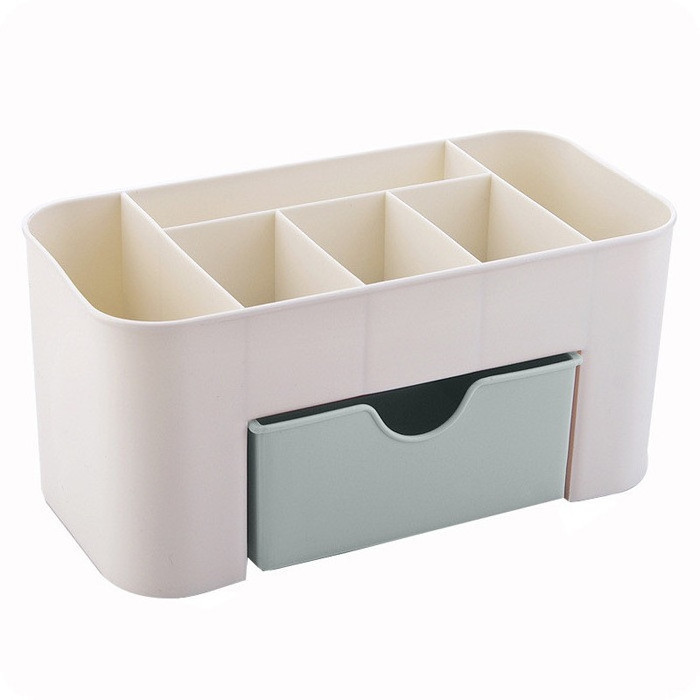 OWNSWING Makeup Storage Organizer Desktop Make Up Storage Drawer Box for Vanity Desk Organizers