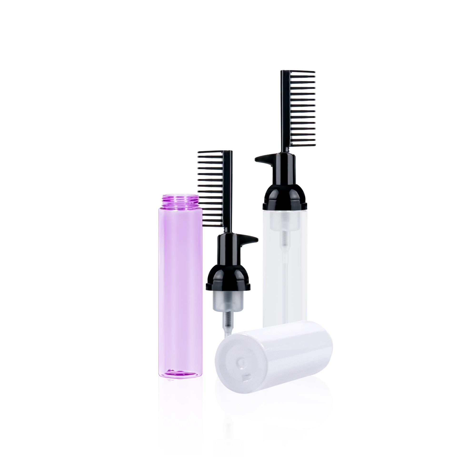 Root Comb Applicator Bottle Hair Oil Applicator Bottle with Comb for Hair Dye 30ML 80ML 100ML Professional Brush Applicator