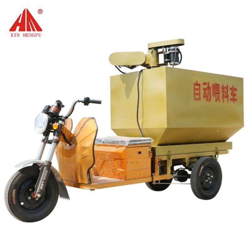 animal farm feeding fodder automatic loading truck