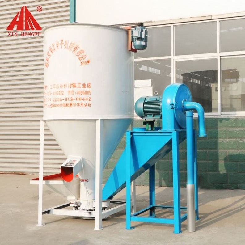 simple chicken feed making machine feed mix animal food plant poultry feed grinder and mixer for small farm