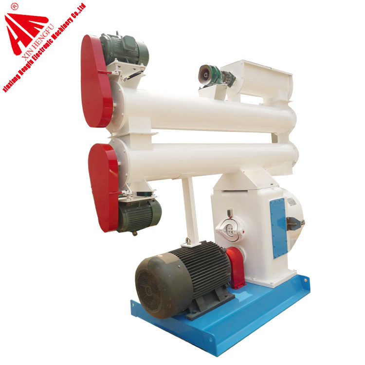 SZLH400 75kw animal feed mill equipment ring die pellet feed making machine