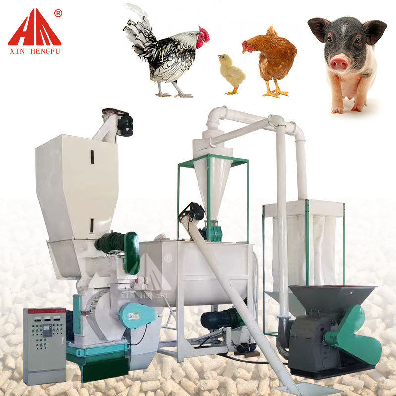 Factory Wholesale Food Processing Machinery Chicks Alfalfa Production Line Ring Die Pellet Machine