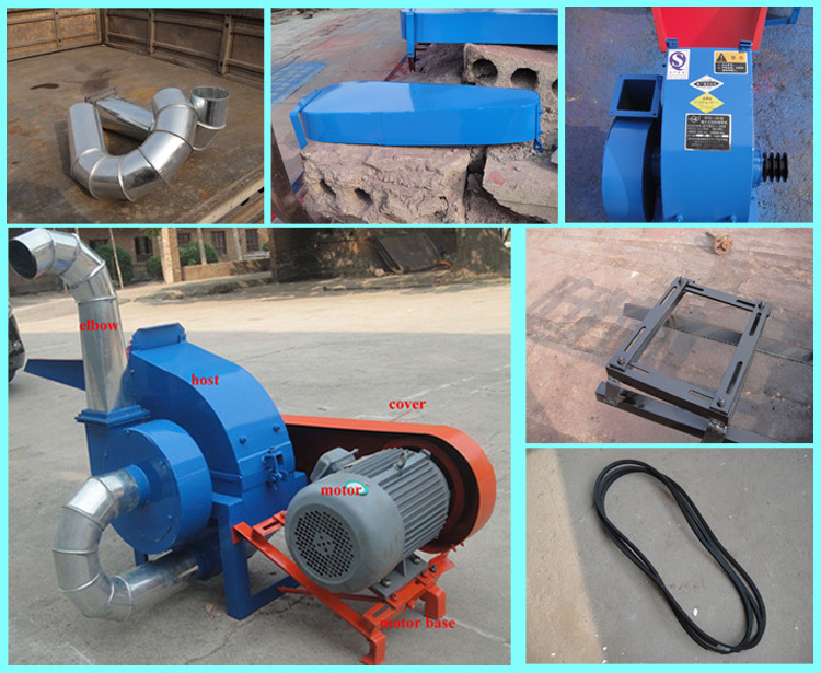 HNHF livestock farm feed crushing grass hay powder making machine