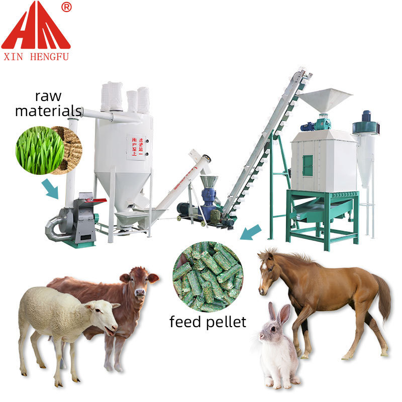 Good Selling Grass Feed Pellet Line Cattle Mixer Pakistan Pallet Making Machine