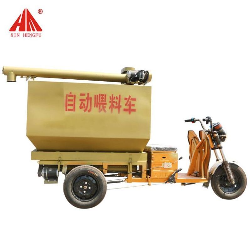 animal farm feeding fodder automatic loading truck