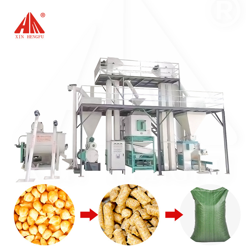 Factory Wholesale Food Processing Machinery Chicks Alfalfa Production Line Ring Die Pellet Machine