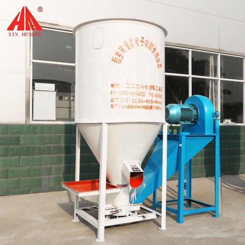 simple chicken feed making machine feed mix animal food plant poultry feed grinder and mixer for small farm