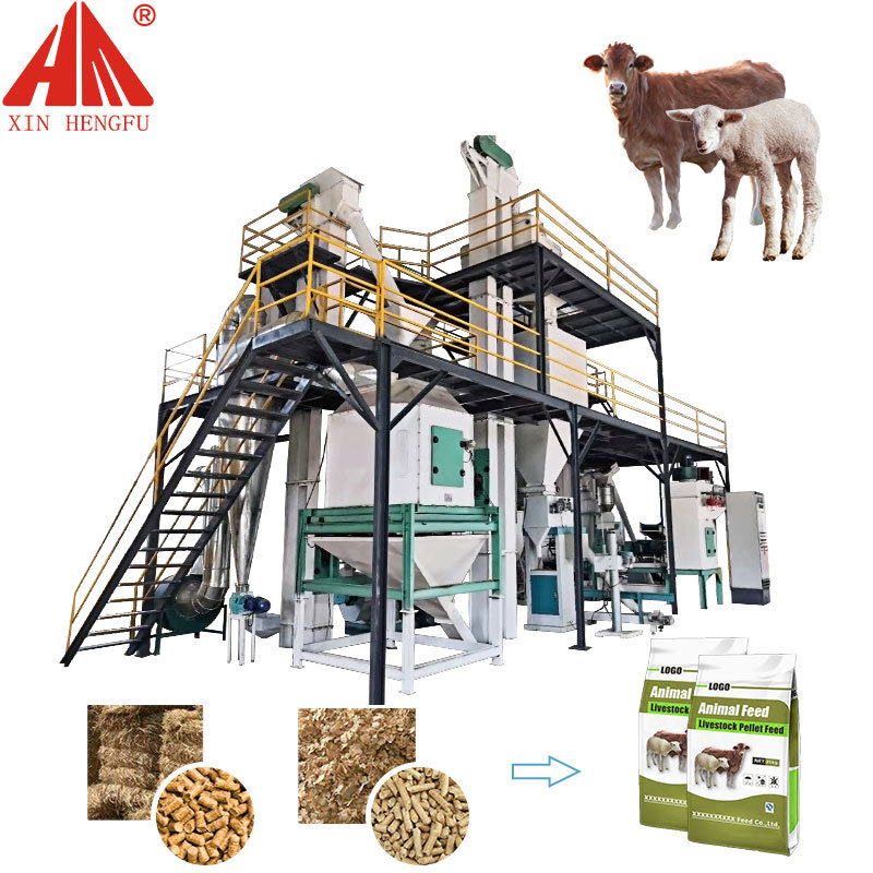 Animal Feed Pellet Making Machine Chicken Feed Milling Machine Poultry Food Processing Machinery