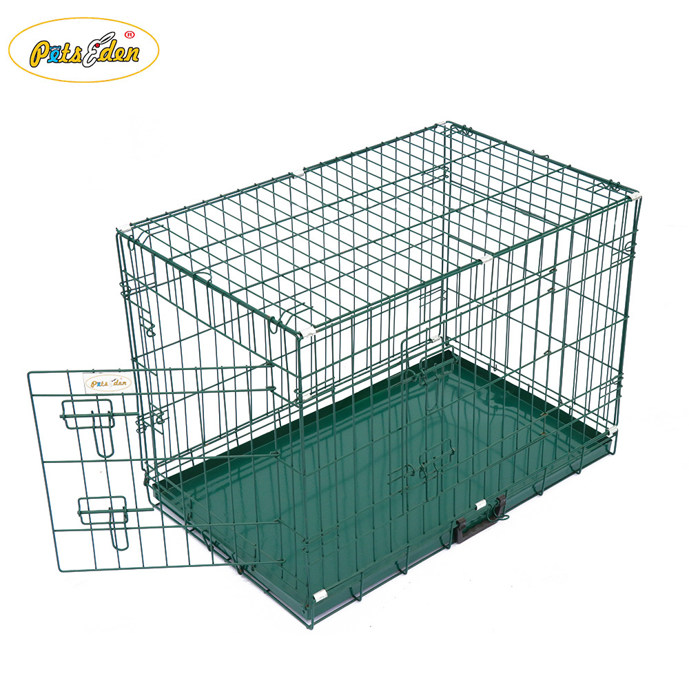 Wholesale Foldable Mesh Dog Crate Metal Dog Cage For Large Dog Kennel