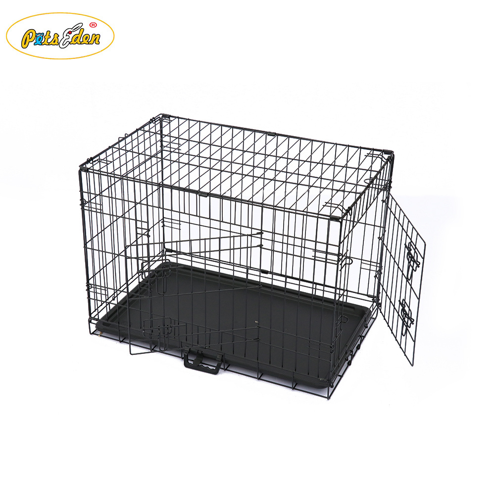 Wholesale Manufacturer Metal Large Foldable Carriers Cheap Dog Pet Cages Crates