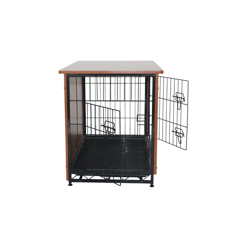 Luxury wooden kennels home high quality wooden Metal dog cages dog kennels dog cages for sale