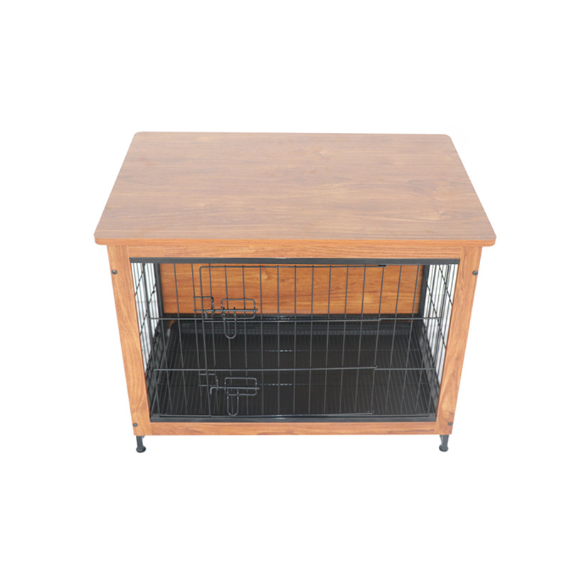 Luxury wooden kennels home high quality wooden Metal dog cages dog kennels dog cages for sale