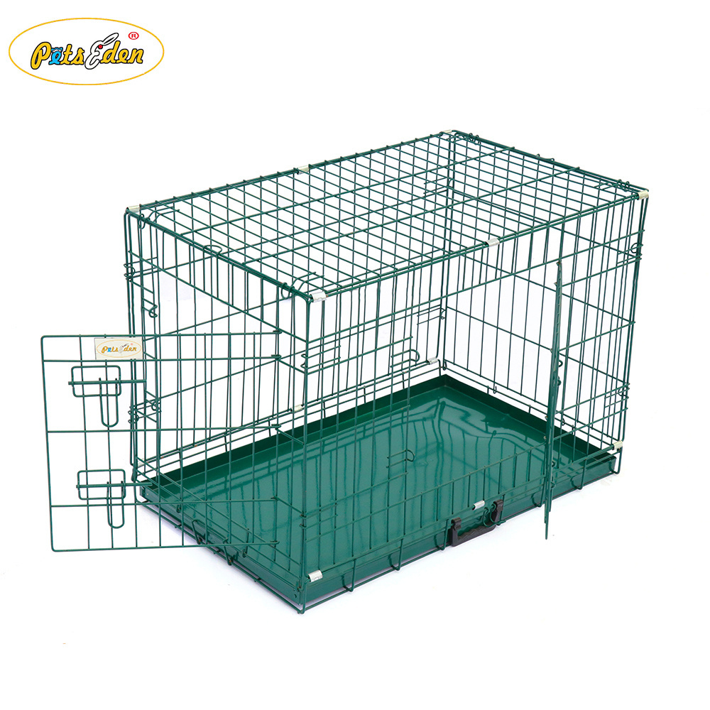 Wholesale Foldable Mesh Dog Crate Metal Dog Cage For Large Dog Kennel