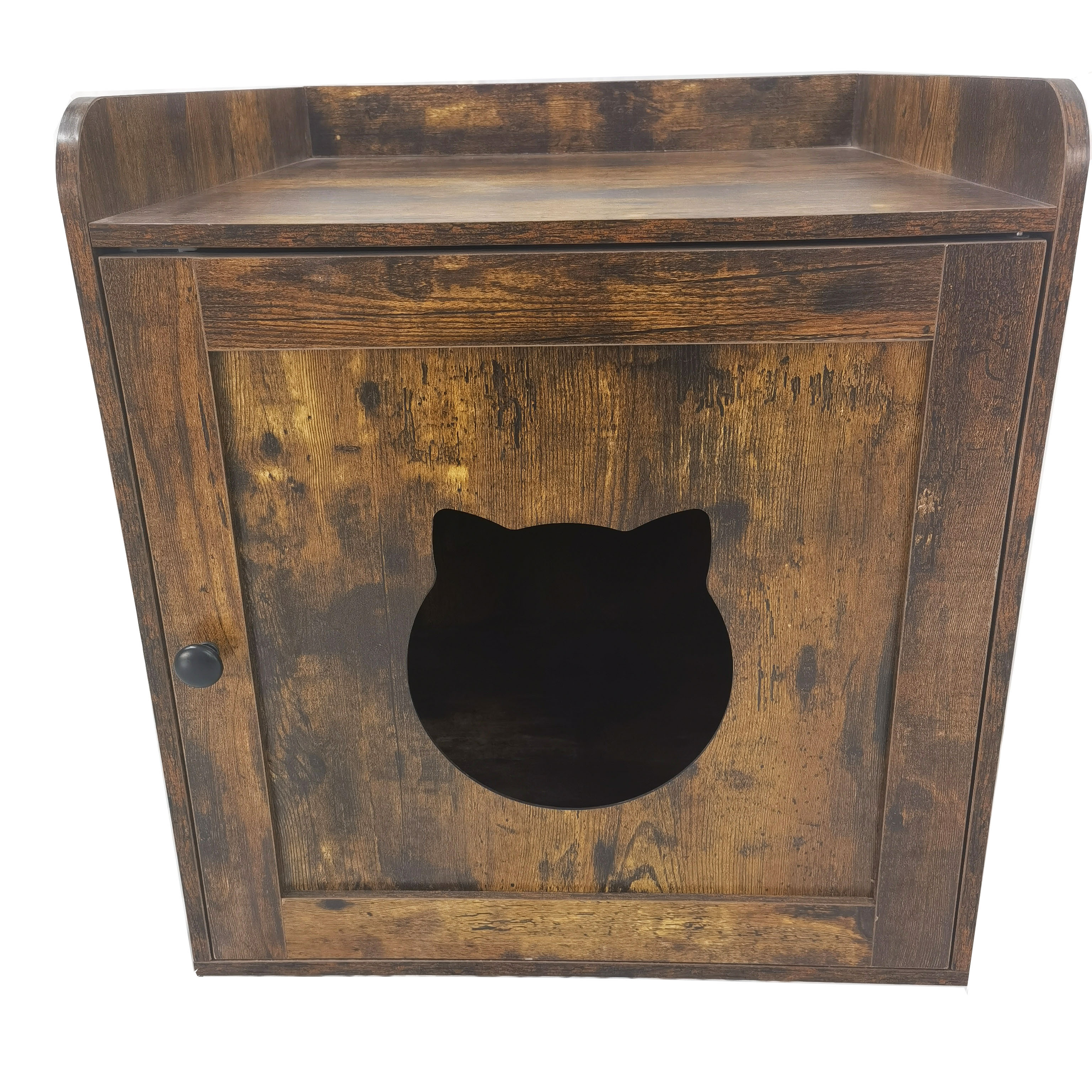 Wooden pet cage Cat house Cat litter box