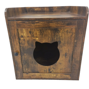 Wooden pet cage Cat house Cat litter box