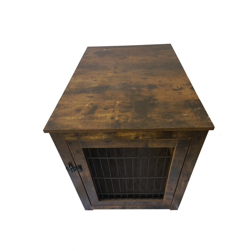 Wholesale pet furniture Indoor Wooden pets Dog crate end table dog house wood pet cages