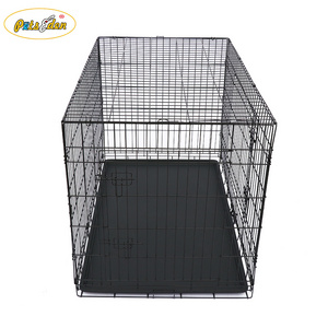 Wholesale Manufacturer Metal Large Foldable Carriers Cheap Dog Pet Cages Crates