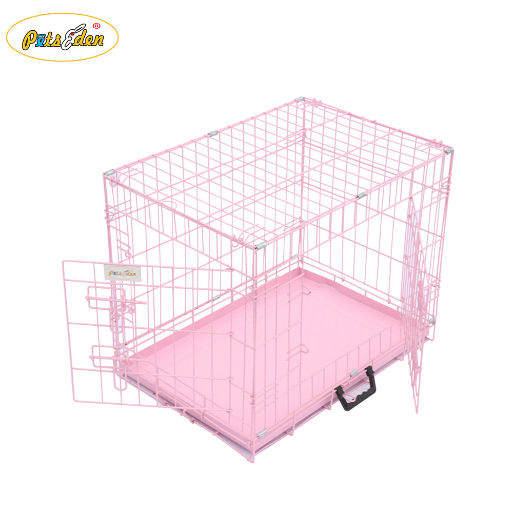 High Quality Foldable Large Dog Cages Crate Metal Dog Kennels For Dogs