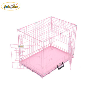 High Quality Foldable Large Dog Cages Crate Metal Dog Kennels For Dogs