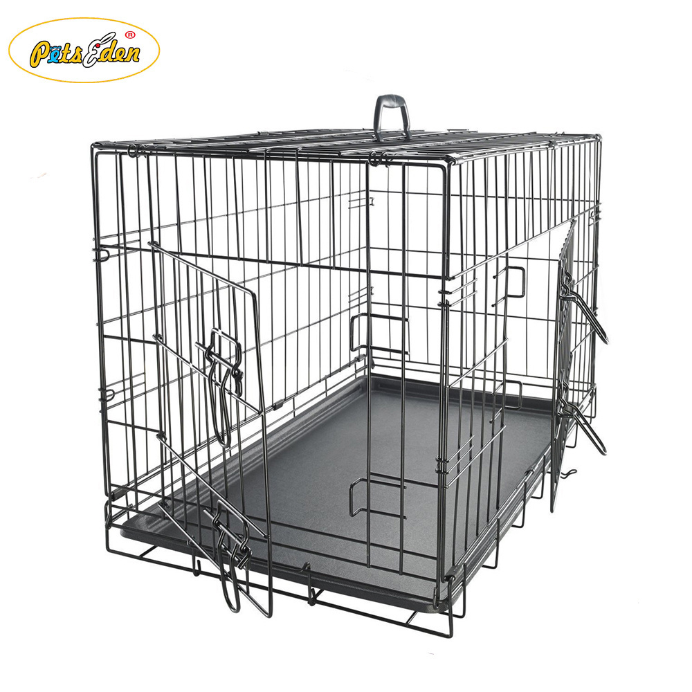 Wholesale Manufacturer Metal Large Foldable Carriers Cheap Dog Pet Cages Crates