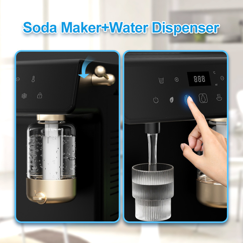 Modern Home Appliance Counter Top Water Dispenser With Sparkling Water Maker