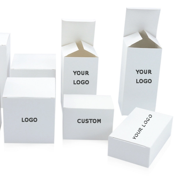 GMI Customized product packaging small white box packaging,plain white paper box,white cardboard box