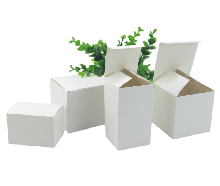 GMI Customized product packaging small white box packaging,plain white paper box,white cardboard box